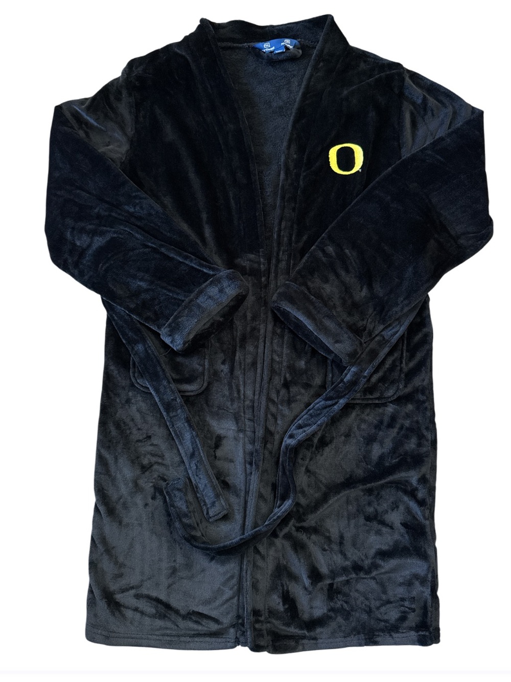 Northwest Silk Touch Oregon Ducks Black Plush Bathrobe Robe Men’s L/XL